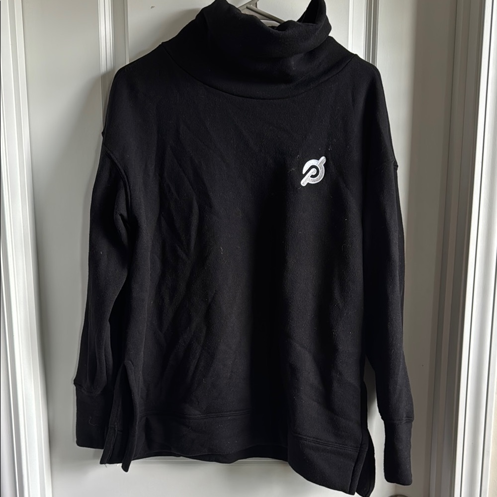 Peloton Black High-Neck Sweatshirt